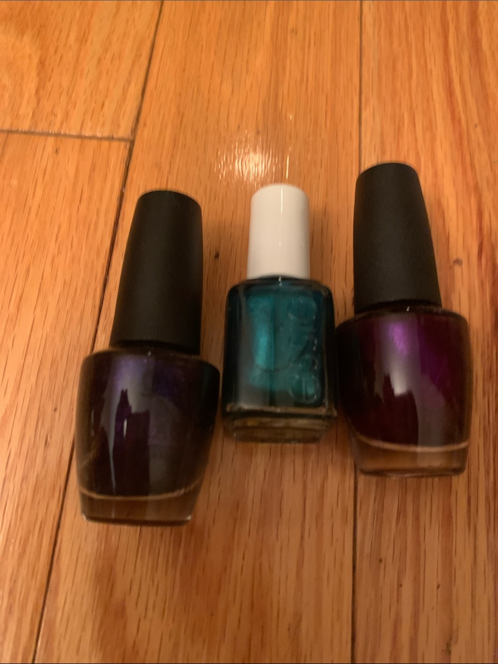 Essie Teal and OPI purple Nail Polish Trio